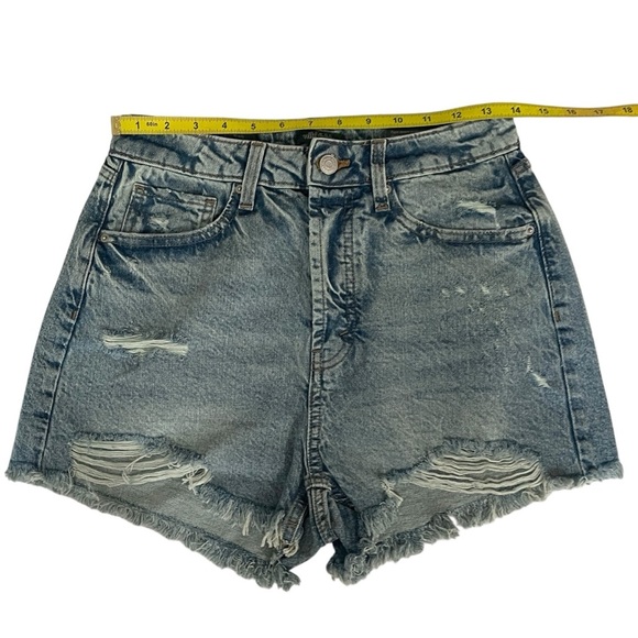 NWT Wild Fable High Rise Easy Rigid Cut Off Distressed Jean Shorts Women's 6 - Picture 4 of 11